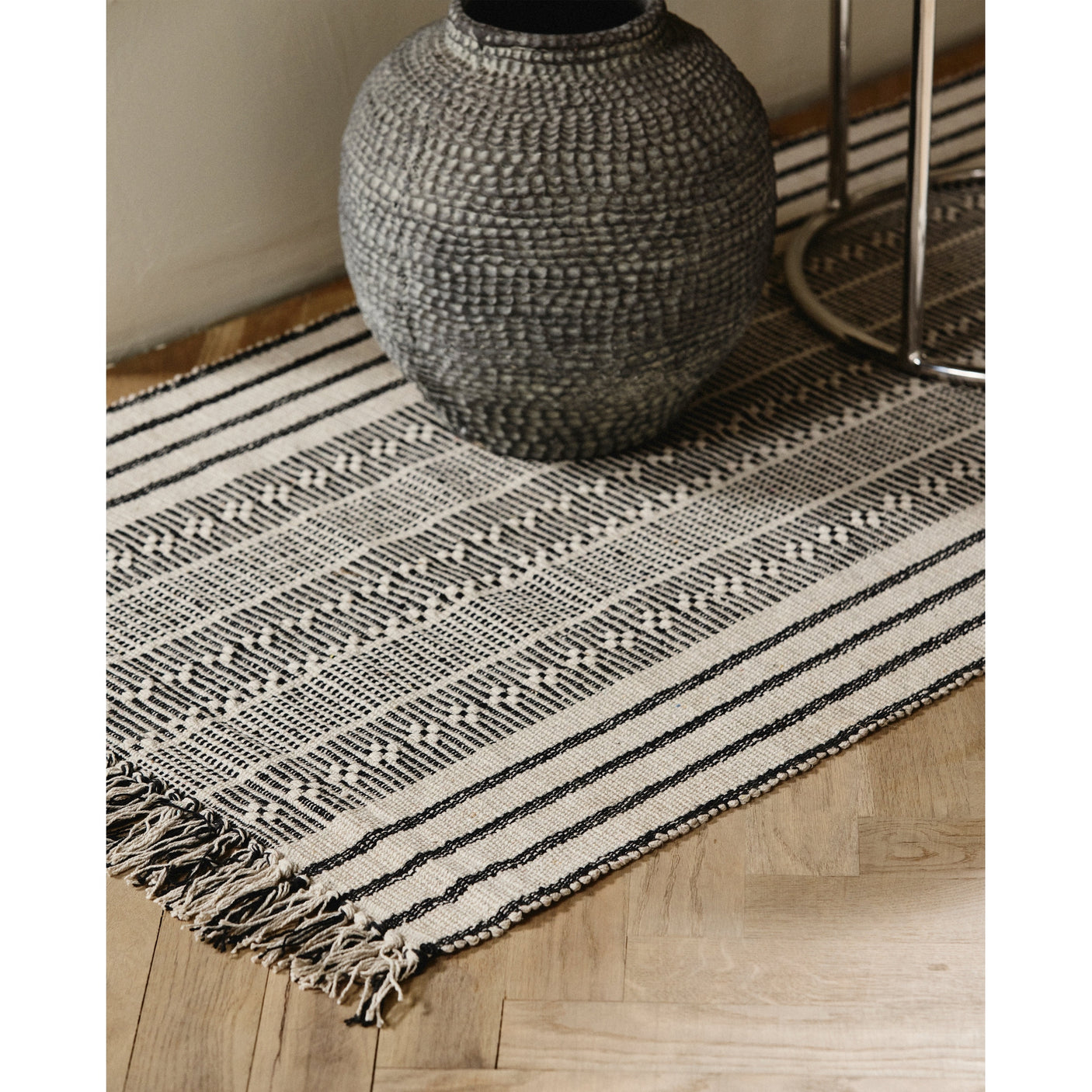 ALICE-teppe, 70x160 - sort Nordal CARPETS