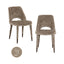 Spisestol Cecilia niagara stone brannhemmende sett med 2 Richmond Interiors Spisestol