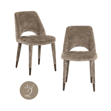 Spisestol Cecilia niagara stone brannhemmende sett med 2 Richmond Interiors Spisestol