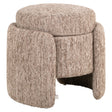 Pouffe & fotpall Cupid mocca linear med oppbevaring Richmond Interiors Pall