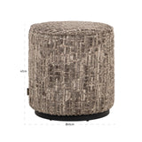 Puff & Fotskammel Lexie greige 45Ø Richmond Interiors Pall