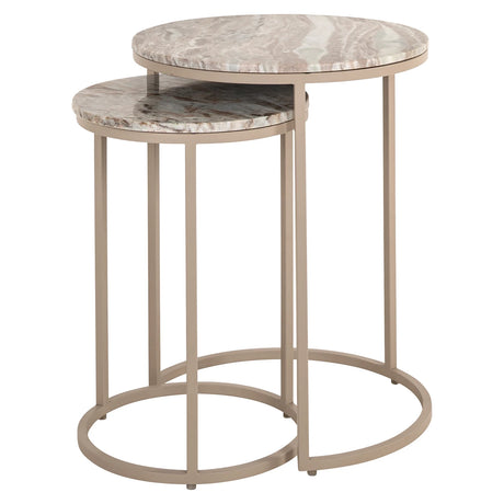 Endebord Fairfax leire sett med 2 Richmond Interiors Sidebord