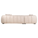 Sofa Novaro krem tweed lounge venstre flammehemmende Richmond Interiors Sofa