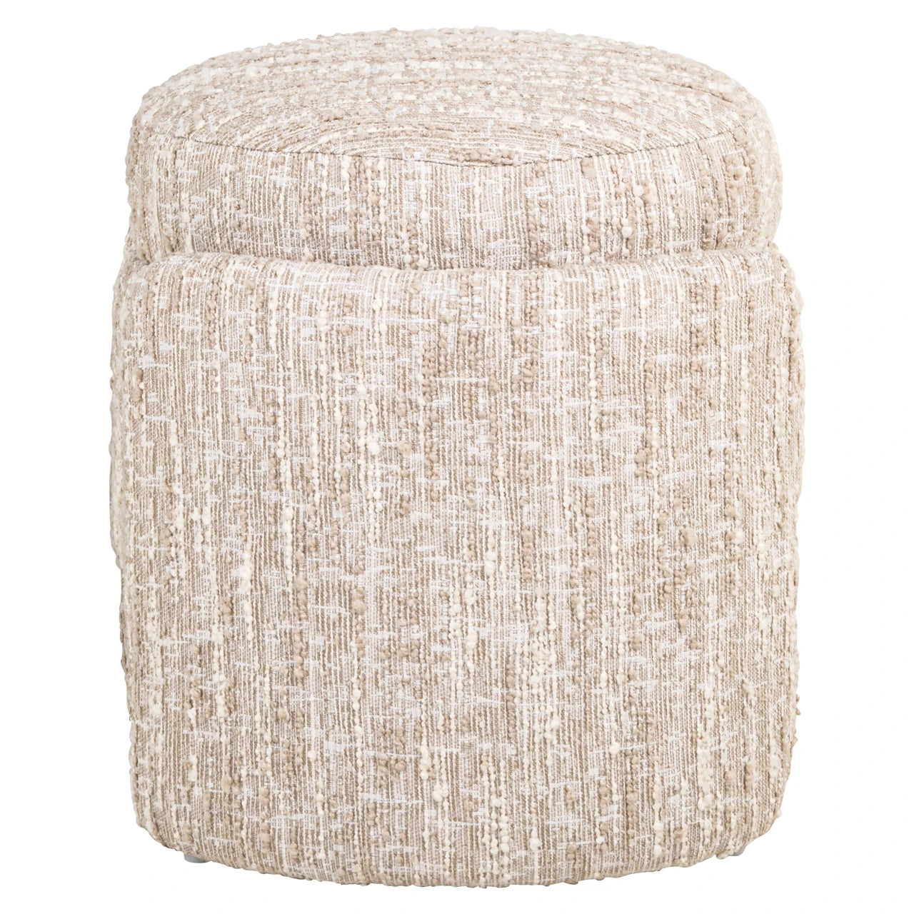 Pouffe & fotstøtte Cupid beige angora med oppbevaring Richmond Interiors Pall