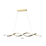 Lysekrone Lorine børstet gull Richmond Interiors Taklampe