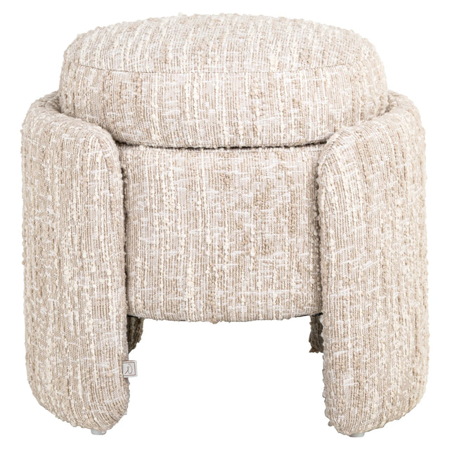 Pouffe & fotstøtte Cupid beige angora med oppbevaring Richmond Interiors Pall
