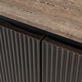 Sideboard Russo askebrun med 4 dører Richmond Interiors Skjenk