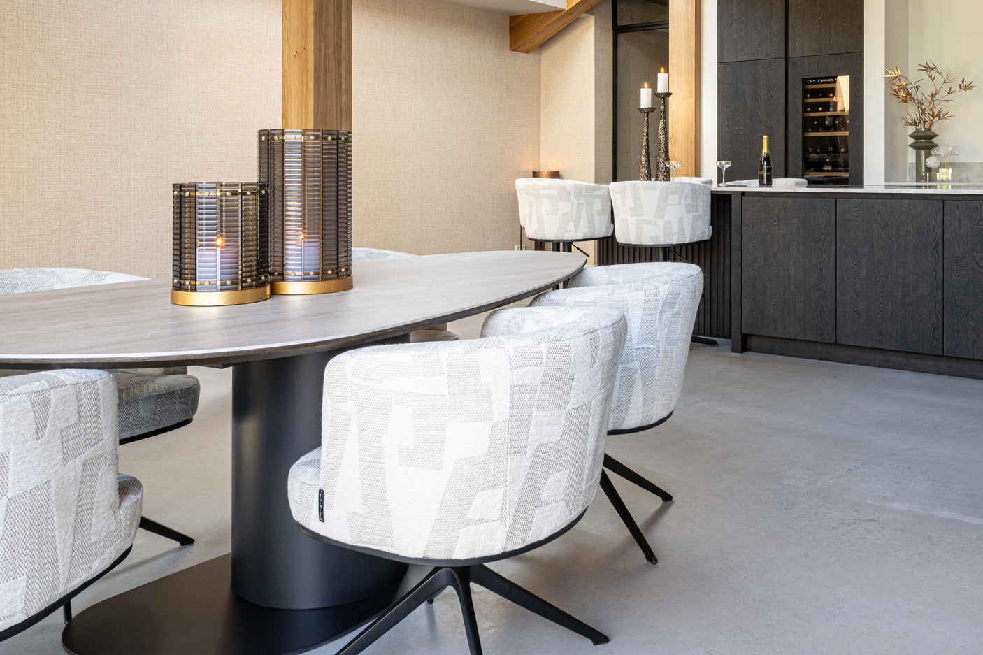 Spisebord Ritz svart Richmond Interiors Spisebord