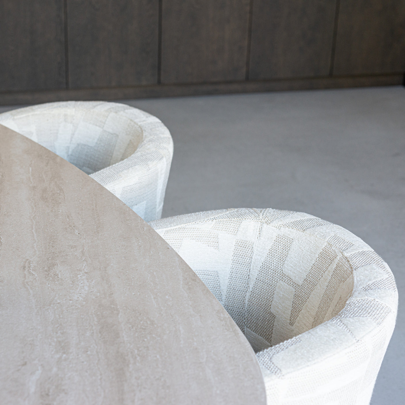 Spisestol Cheyenne beige graffic svingbar Richmond Interiors Spisestol