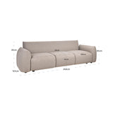 Utendørs sofa Dawson greige alpine Richmond Interiors Sofa