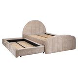 Bed Pixie clay chenille 120x200 med uttrekksseng Richmond Interiors Seng
