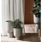 GALOA urtepotter, M - beige Nordal INDOOR POT
