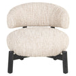 Lounge chair Ornella beige angora Richmond Interiors Lenestol