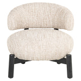 Lounge chair Ornella beige angora Richmond Interiors Lenestol