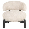 Lounge chair Ornella beige angora Richmond Interiors Lenestol