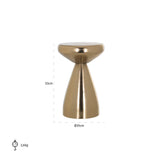 End table Arlo gold Richmond Interiors Sidebord