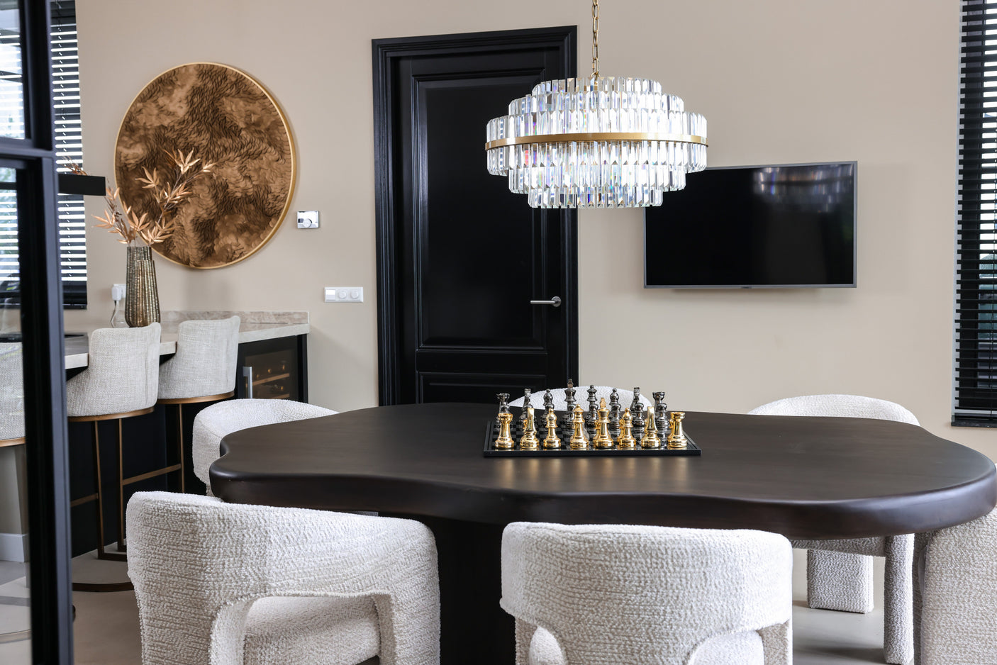 Veggkunst Bloom gull Richmond Interiors Bilde