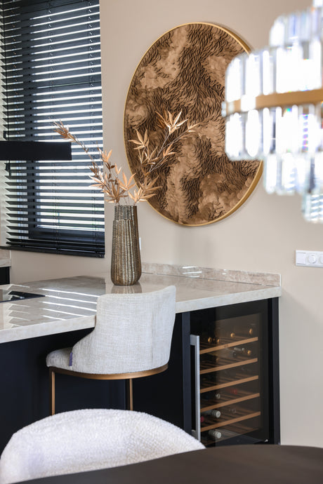 Veggkunst Bloom gull Richmond Interiors Bilde
