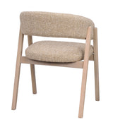 Barnaby lenestol mørk beige/whitewash Rowico Lenestol