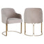 Spisestol Hadley khaki fløyel brannhemmende Richmond Interiors Spisestol