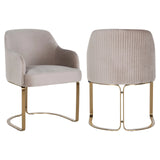 Spisestol Hadley khaki fløyel brannhemmende Richmond Interiors Spisestol