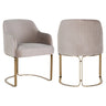 Spisestol Hadley khaki fløyel brannhemmende Richmond Interiors Spisestol