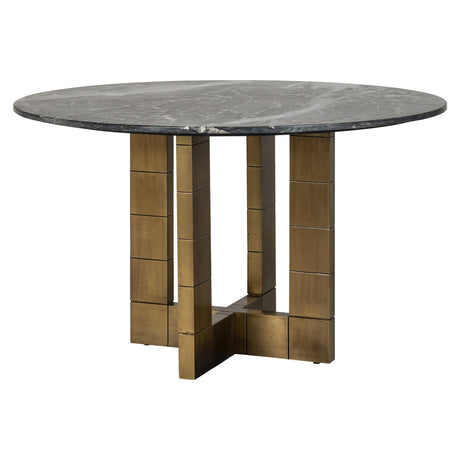 Spisebord Collada svart/gull 130Ø Richmond Interiors Spisebord