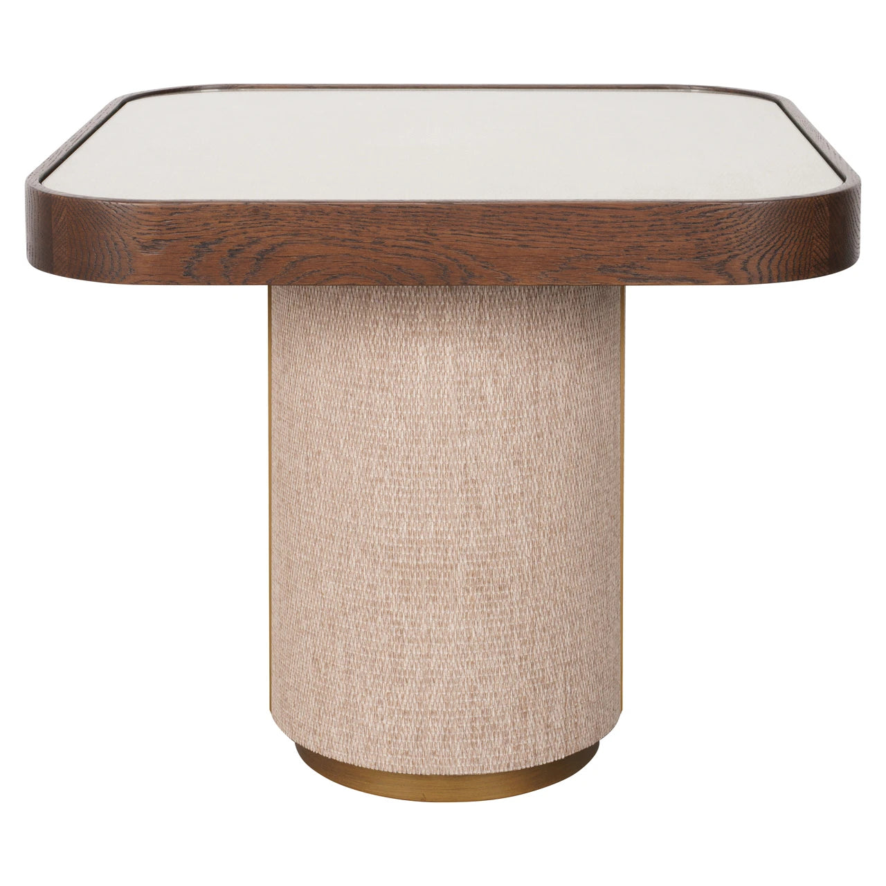 Endebord Willox beige inkludert glass Richmond Interiors Sidebord