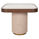 Endebord Willox beige inkludert glass Richmond Interiors Sidebord