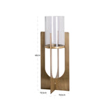 Hurricane light Dalou gold large Richmond Interiors Lanterne og lysglass