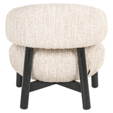 Lounge chair Ornella beige angora Richmond Interiors Lenestol
