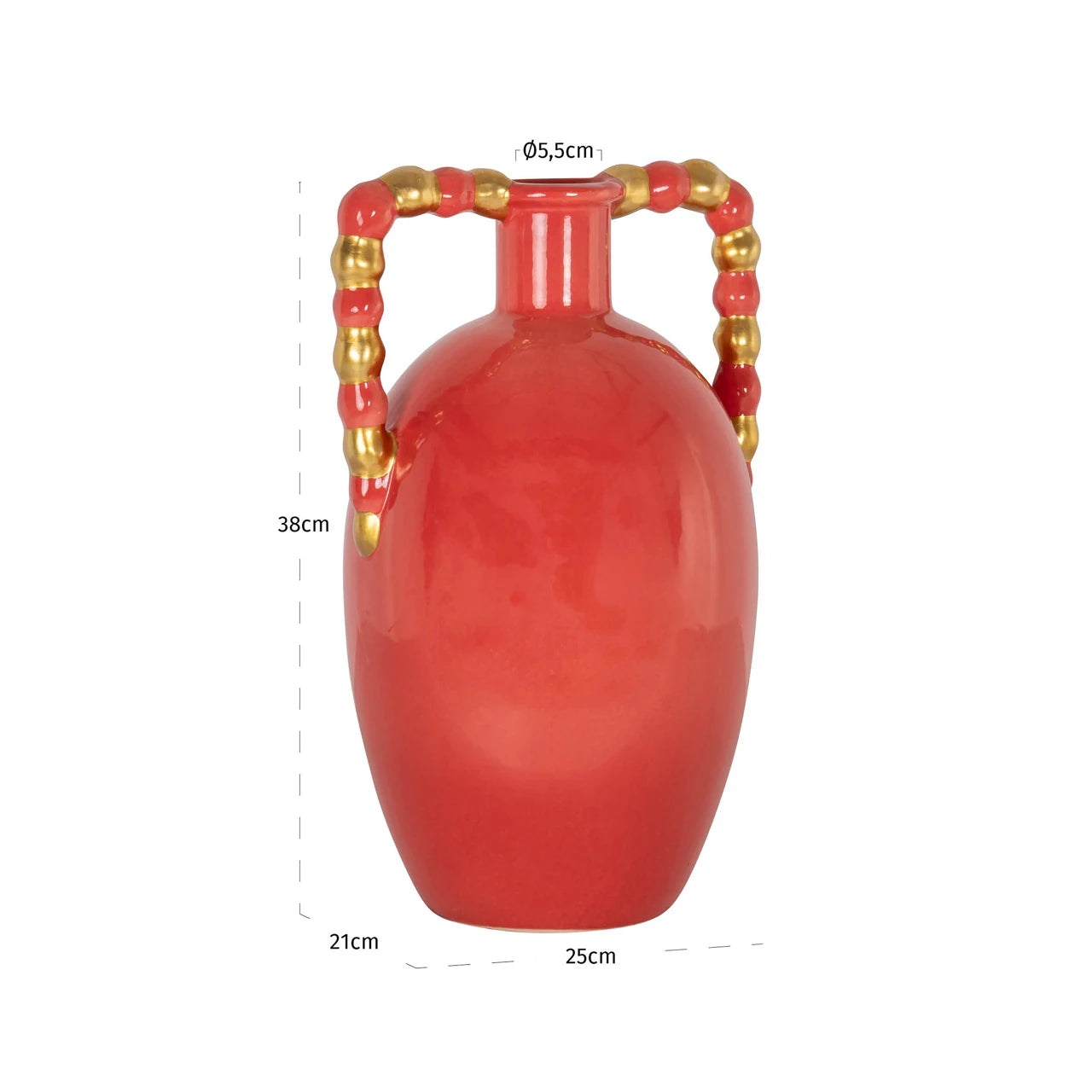 Vase Davita oransje liten Richmond Interiors Vase