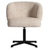 Spisestol Dinan kremfarget tweed flammehemmende - svingbar Richmond Interiors Spisestol