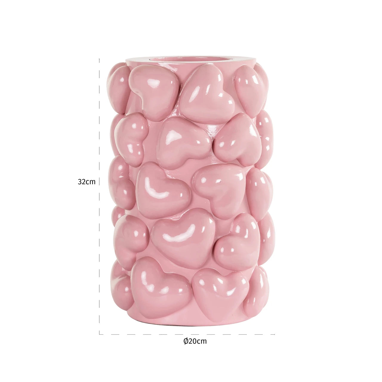 lysestake Emel rosa stor Richmond Interiors Lysestake