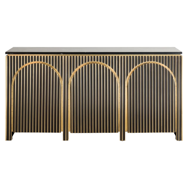 Sideboard Les Arcs børstet gull Richmond Interiors Skjenk