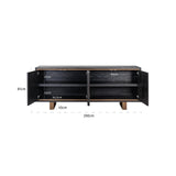 Sideboard Hunter svart rustikk Richmond Interiors Skjenk