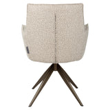 Spisestol Dakota natural chunky svingbar med armlen Richmond Interiors Spisestol