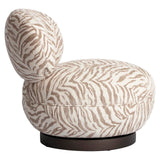 Lounge chair Jace beige tiger svingbar Richmond Interiors Lenestol
