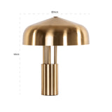 Bordlampe Linzy børstet gull Richmond Interiors Bordlampe