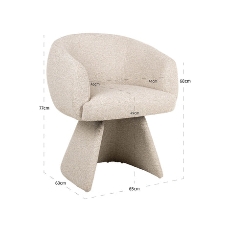 Spisestol Quiriro biscotti svingbar Richmond Interiors Spisestol