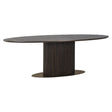 Spisebord Luxor brunt ovalt 235 Richmond Interiors Spisebord