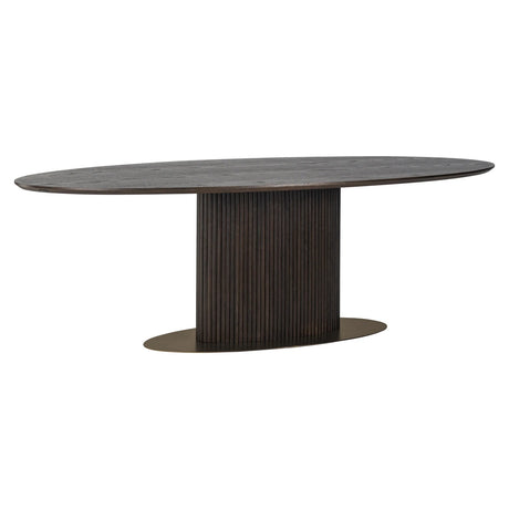 Spisebord Luxor brunt ovalt 235 Richmond Interiors Spisebord
