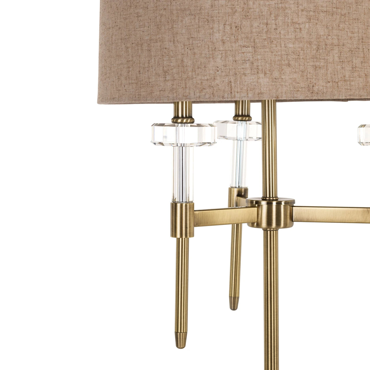 Bordlampe Josie børstet gull Richmond Interiors Bordlampe