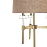 Bordlampe Josie børstet gull Richmond Interiors Bordlampe