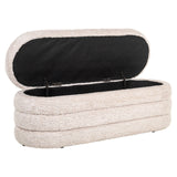 Pouffe & Footstool Camile nydelig krem Richmond Interiors Pall