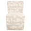 Spisestol Lorain beige grafikk på hjul Richmond Interiors Spisestol