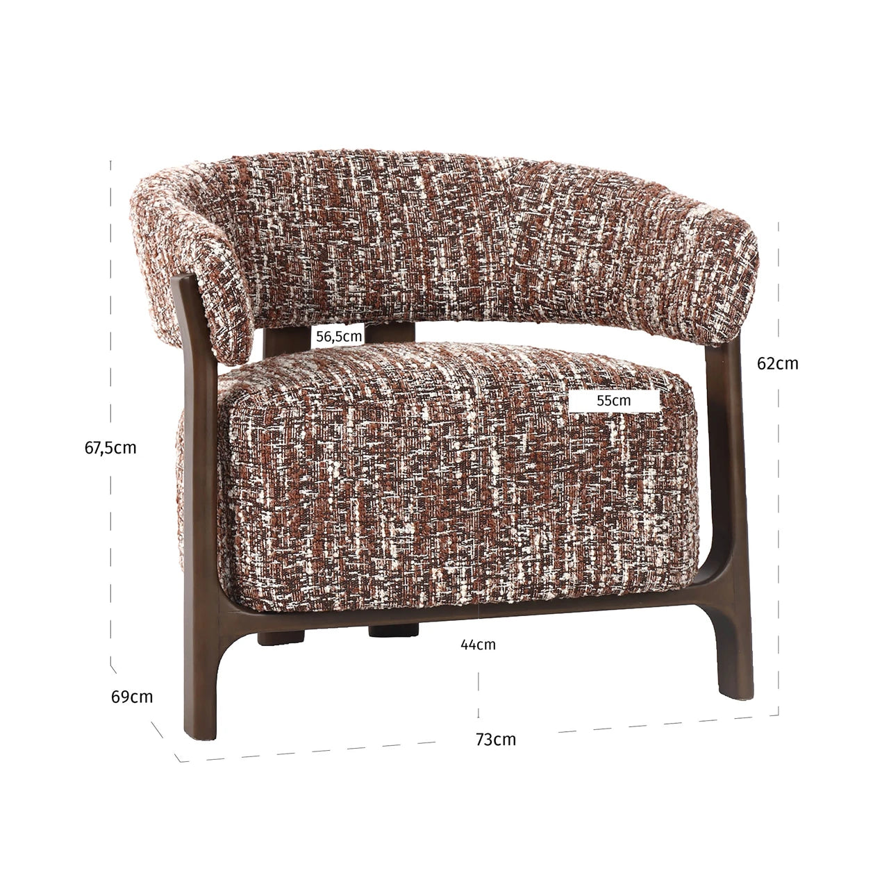 Lounge chair Dalara hazel Richmond Interiors Lenestol