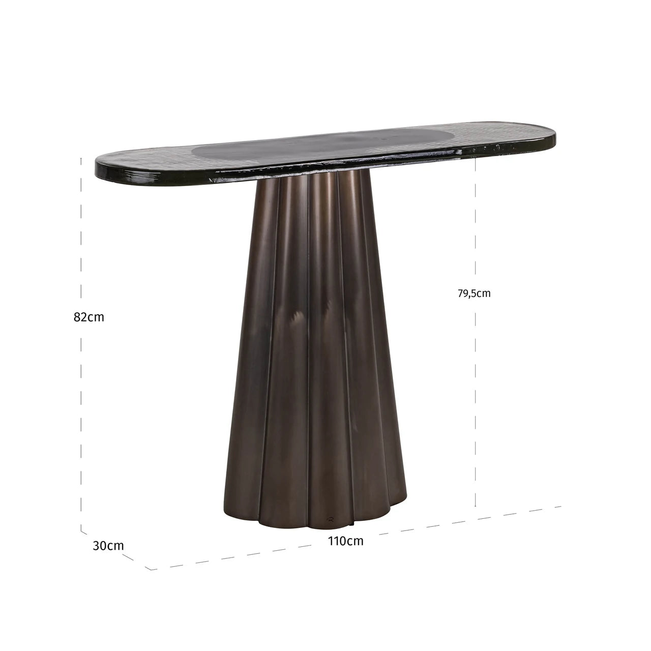 Konsoll Barwick messing antikk Richmond Interiors Konsollbord
