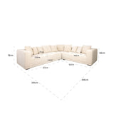 Sofa Lusso niagara beige Richmond Interiors Sofa
