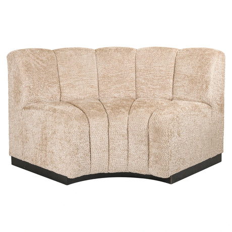 Spisebenk Hillpark nydelig beige avrundet hjørne Richmond Interiors Benk